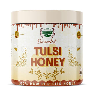 Organic Tulsi Honey, Raw & Unprocessed but Purified Honey