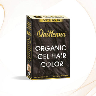 Quikhenna Organic Gel Hair Color 210 Gm -2N SOFT BLACK