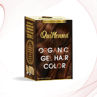 Quikhenna Organic Gel Hair Color 210 Gm - 4N MEDIUM BROWN