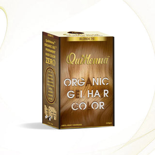 Quikhenna Organic Gel Hair Color 210 Gm - 7G BLONDE