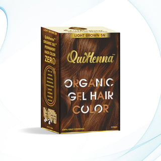 Quikhenna Organic Gel Hair Color 210 Gm - 5N LIGHT BROWN