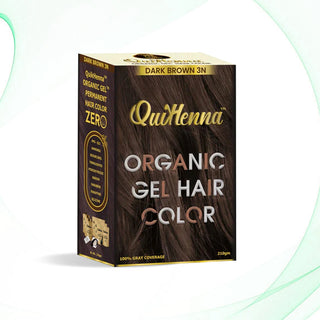 Quikhenna Organic Gel Hair Color 210 Gm -  3N DARK BROWN