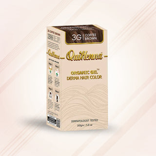 Quikhenna Organic Gel Derma Hair Color, Dermatologist Tested - 3G COFFEE BROWN