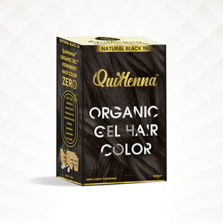 Quikhenna Organic Gel Hair Color 210 Gm - 1N Natural Black