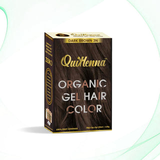 Quikhenna Organic Gel Hair Color 120 Gm -  3N DARK BROWN