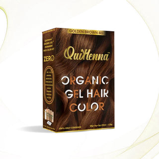 Quikhenna Organic Gel Hair Color 210 Gm - 4G GOLDEN BROWN