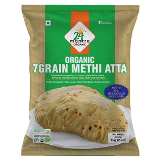 24 Mantra 7 Grain Methi Atta 1kg