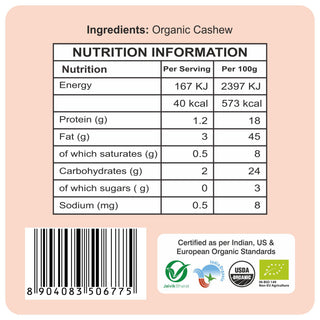 24 Mantra Cashew Whole 100g