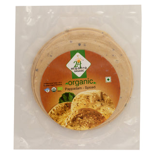 24 Mantra Spiced Papads 100g