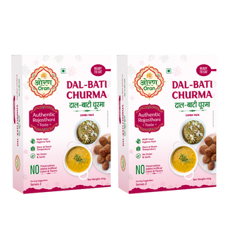 Oran Foods Dal Bati Churma Combo ( 2Pack) 850gm