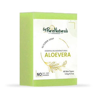 byPureNaturals Organic Aloevera Soap For Men Women 125gm