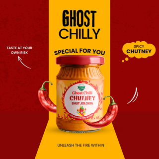 Danodia Foods Ghost Chili Chutney, Bhut Jolokia Extra Hot