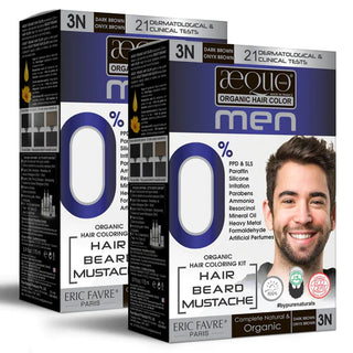 Aequo Organic Cream Hair Colour for Men - 3N Dark Brown