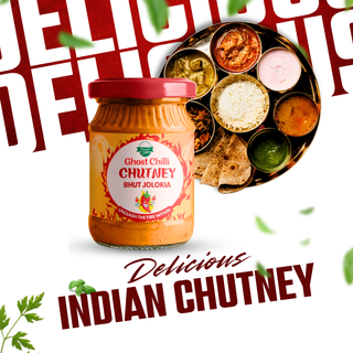 Danodia Foods Ghost Chili Chutney, Bhut Jolokia Extra Hot