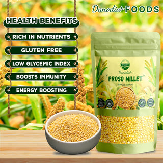 Danodia Foods Proso Millet, 2lb (950g) Gluten Free & Unpolished