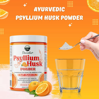 Danodia Foods Organic Psyllium Husk Powder Orange Flavor