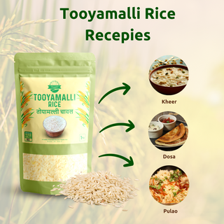 Organic Thooya Malli Rice, Low GI Traditional Rice 950g