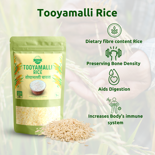 Organic Thooya Malli Rice, Low GI Traditional Rice 950g