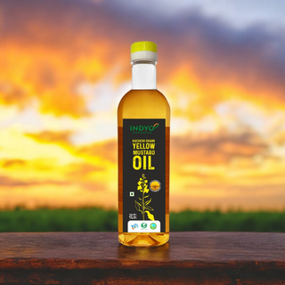 Indyo Organic Yellow Mustard Oil 1 Ltr.