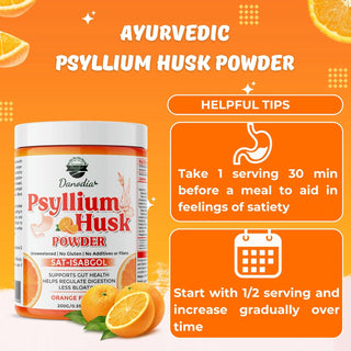 Danodia Foods Organic Psyllium Husk Powder Orange Flavor