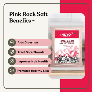 Indyo Organic Himalayan Pink Rock Salt Powder 900g