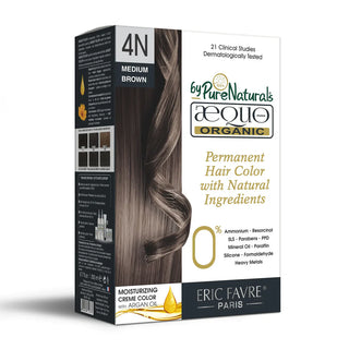 Aequo Organic IMP Cream Hair Colour - 4N Medium Brown