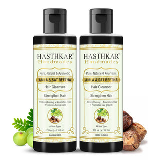 Hasthkar Hamdmades Hair Cleanser Shampoo for Men & Women 210ml