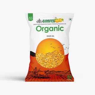 SIMFED Organic Arahar Dal 500g / 1kg