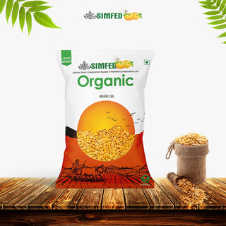 SIMFED Organic Arahar Dal 500g / 1kg