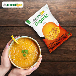 SIMFED Organic Arahar Dal 500g / 1kg