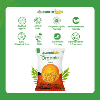 SIMFED Organic Arahar Dal 500g / 1kg