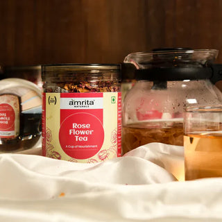 Amrita Naturals Rose Flower Tea- 30g