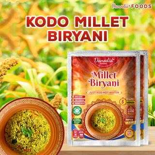 Danodia Foods Organic Kodo Millet Biryani 150g (Pack of 2)