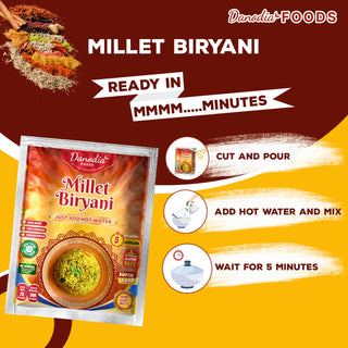 Danodia Foods Organic Kodo Millet Biryani 150g (Pack of 2)