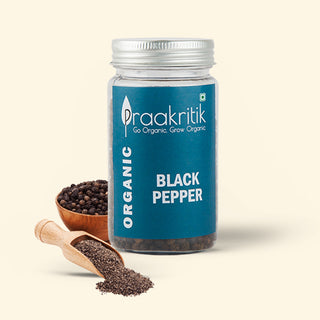 Praakritik Organic Black Pepper Whole 100 G