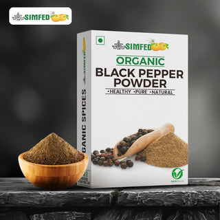 SIMFED Organic Black Pepper Powder 100g