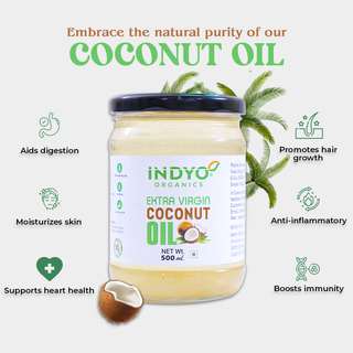 Indyo Organic Virgin Coconut Oil 500ml