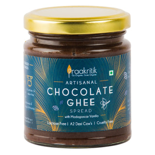 Praakritik Artisanal Chocolate Ghee Spread With Madagascar Vanilla 200 g