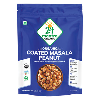 24 Mantra Coated Masala Peanuts 150g