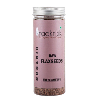 Praakritik Organic Raw Flaxseeds Whole 200 G