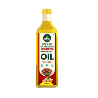 BMS Organic Wood Pressed Groundnut Oil 500ml