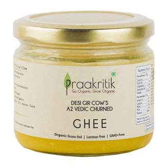 Praakritik A2 Bilona Gir Cow Ghee Vedic Churned 250 ml