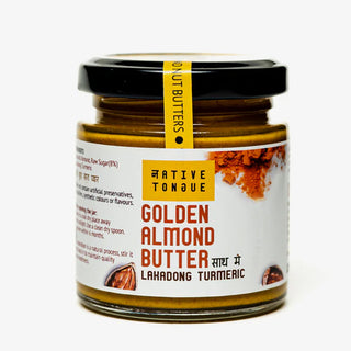 Native Tongue Golden Almond Butter with Lakadong Turmeric 200g