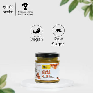 Native Tongue Golden Almond Butter with Lakadong Turmeric 200g