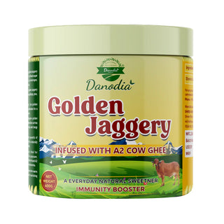 Danodia Foods Golden Jaggery Infused with A2 Cow Ghee 400g