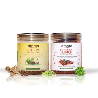 Amrita Naturals Healthy Life Giloy & HridyaShakti Combo 250G