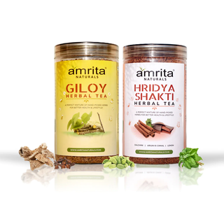 Amrita Naturals Healthy Life Giloy & HridyaShakti Combo 500G