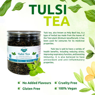 Organic Herbal Krishna Tulsi Tea, Source of High Antioxidants 50g