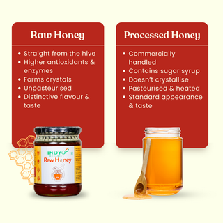 Indyo Organic Raw Honey 500g