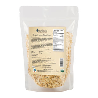 Praakritik Organic Jumbo Rolled Oats 500 G